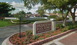 pasadena pool homes entrance